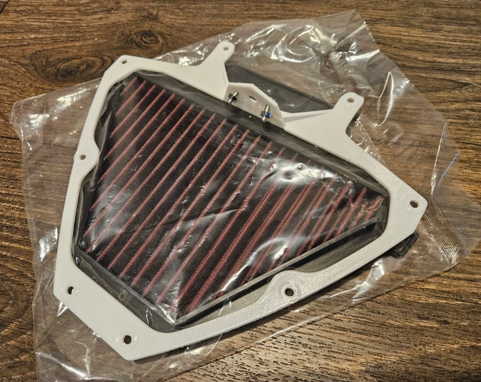 Adaptador de cubierta de caja de filtro de aire Honda X-ADV 750 etapa 2 para K&N, ADN, etc (21-25) Foto 2 de 3