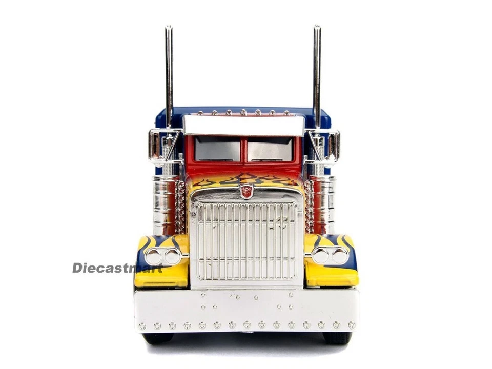Transformers Movie T1 Optimus Prime 1:24 Diecast by Jada Hollywood Ride 30446 - Image 3 of 4