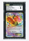 Pokemon CGC 8 Dragonite EX Ultra Rare 2016 72/108 Evolutions English