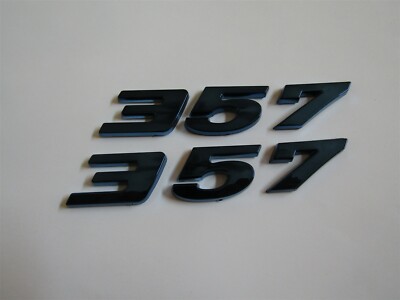 FORD 357 ENGINE ID FENDER HOOD SCOOP QUARTER PANEL TRUNK EMBLEMS BLUE ...