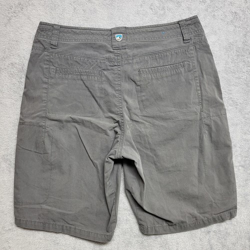 Kuhl Shorts Womens 10 Spire Twill Hiking Cargo Dark Gray Zip Pockets Outdoors - Picture 2 of 13