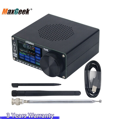 ATS25X2 Radio Receiver FM RDS AM LW MW SW SSB DSP+WIFI Antenna 2.4'' Color Touch