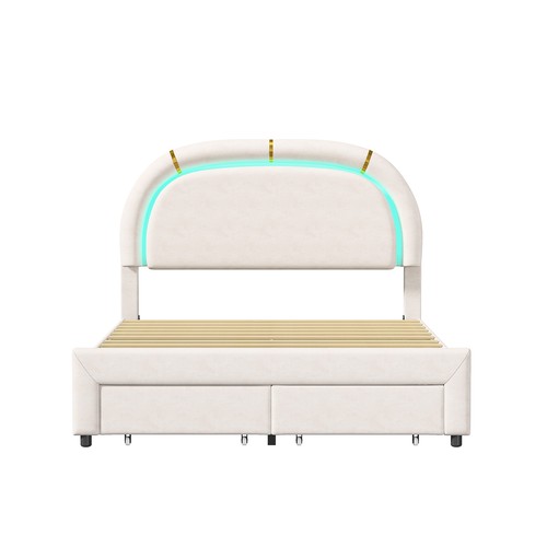 Polsterbett 140x200cm Einzelbett Kinderbett Jugendbett Stauraumbett Bettgestell- - Bild 9 von 12