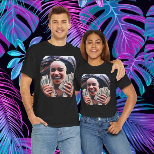 Daenerys Targaryen Game of Thrones Cash Money Tee, Unisex T-Shirt Stark - Bild 8 von 15