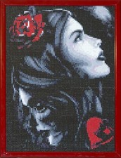 Quadro in diamond painting 5D dal titolo 'Gioco d'azzardo'