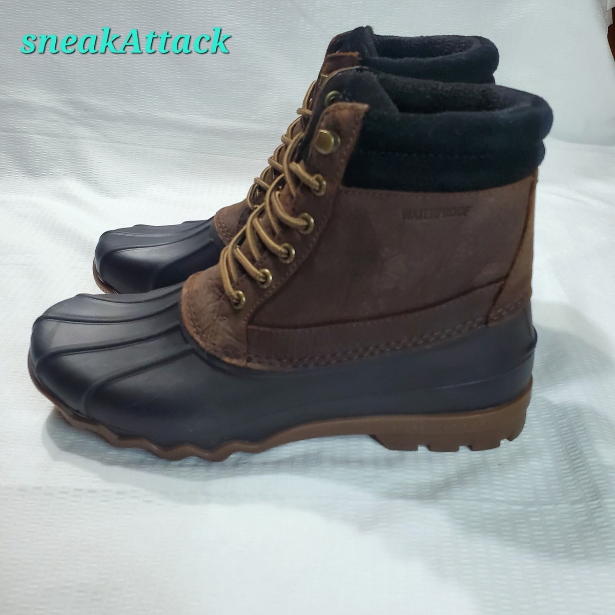 men's brewster waterproof duck boot