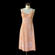 DYED PETALS Vintage Hand Botanically Dyed Tie-Dyed Slip Dress S/M 36