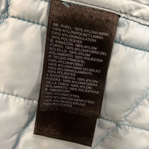 The North Face Girl XL 18 Lightweight Thermoball Liner Jacket Coat Ski Snow Blue - Picture 10 of 20