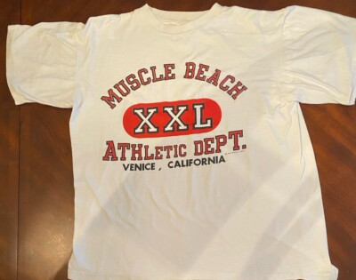 Vintage Muscle Beach Venice California Tee Shirt XL 1991 Gravity Force