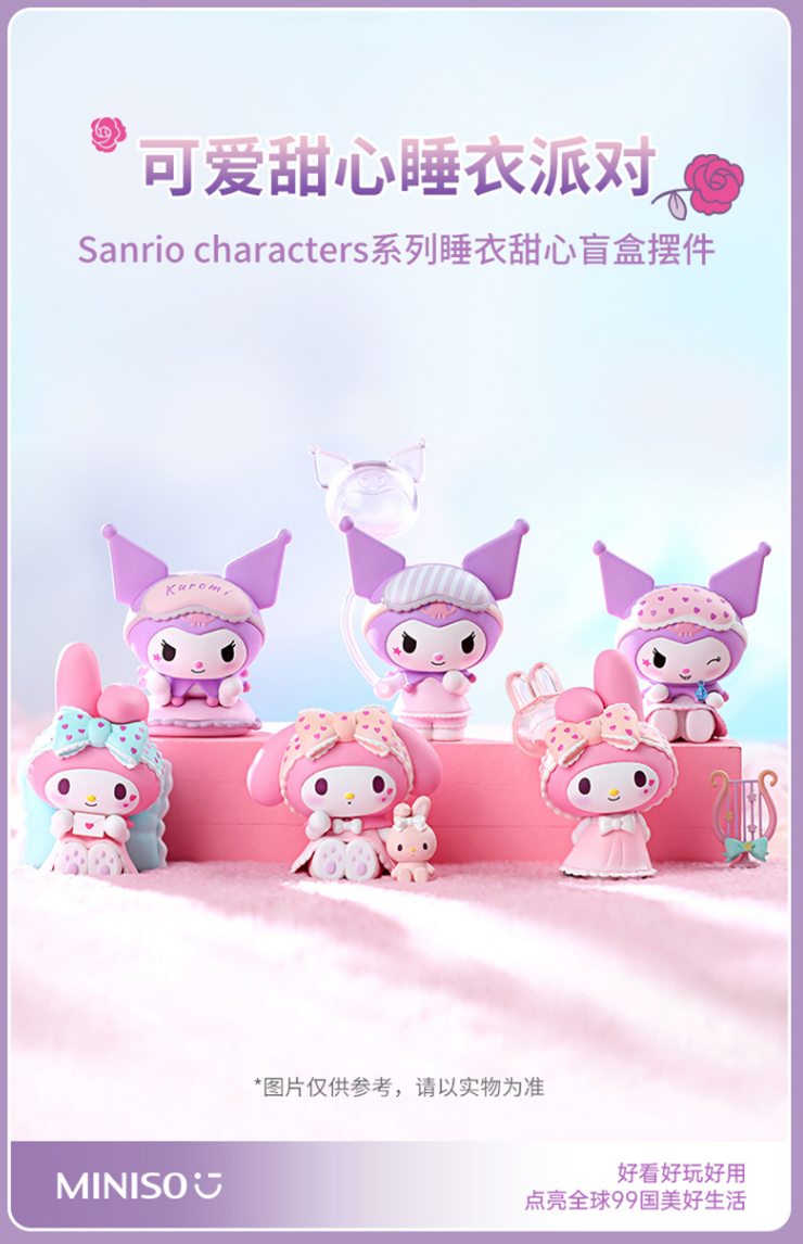 💡Miniso x Sanrio Characters Sweetheart in Pajamas Selected Figure