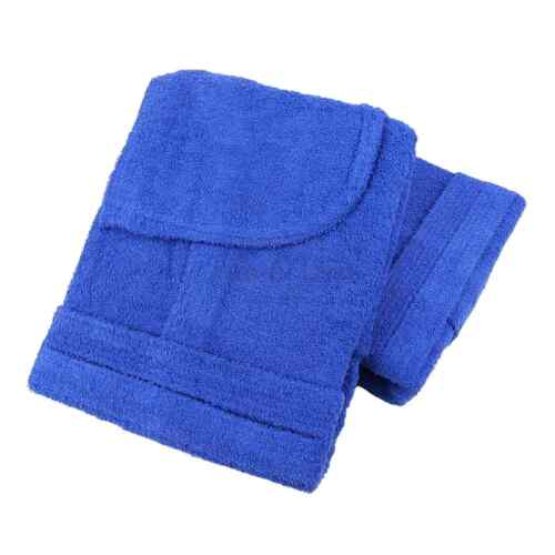 Accappatoio in spugna con Cappuccio Taglie Calibrate (3XL, 4XL, 5XL) 100% Cotone - Foto 3 di 4