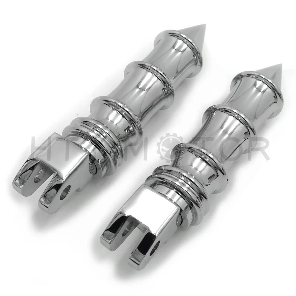 Spike estriba de bambú para Yamaha V-Star 1100 650 Custom Stryker V-Max Virago Foto 4 de 4