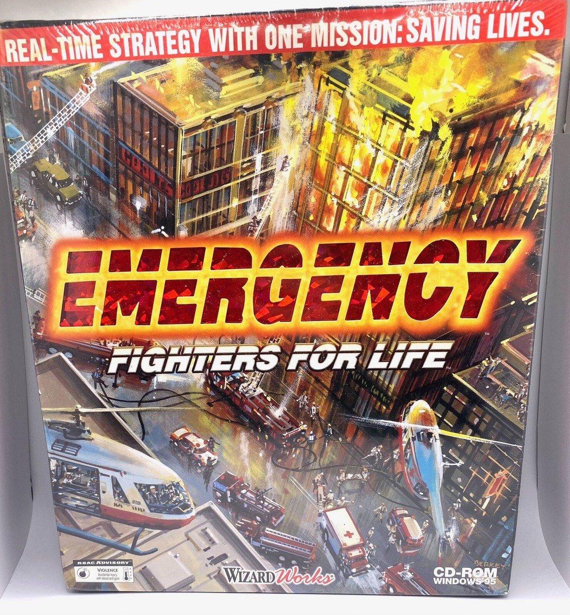 Life with IDÉE CD-ROM カタログ 1999年版 AC Emergency Fighters For Life (PC CD-ROM, 1998, WizardWorks, Big