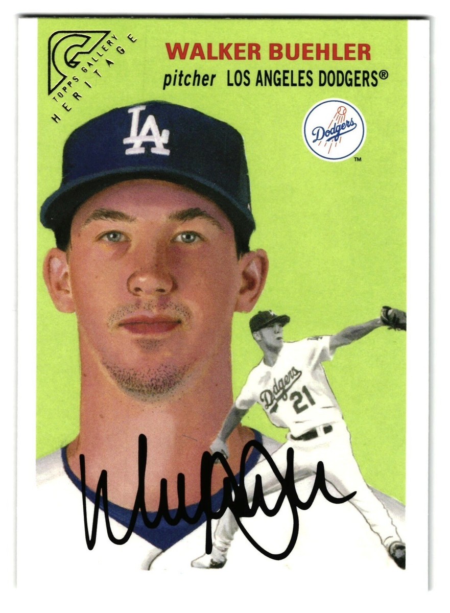 2020 Topps Gallery Walker Buehler Heritage Los Anheles
