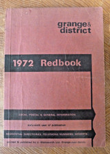 Grange Over Sands & District 1972 Redbook Lists Telephone numbers & addresses