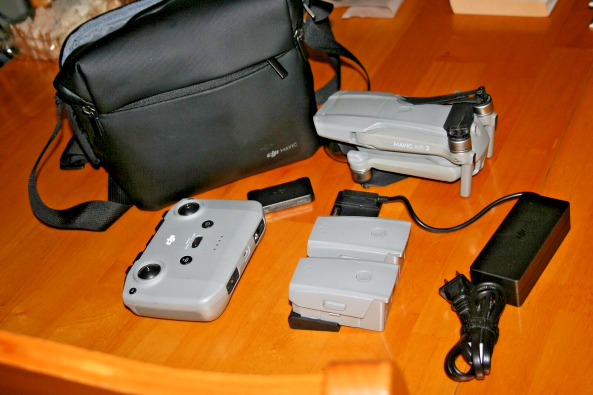 DJI Mavic Air 2 Fly More Combo With Case-PreOwned | eBay
