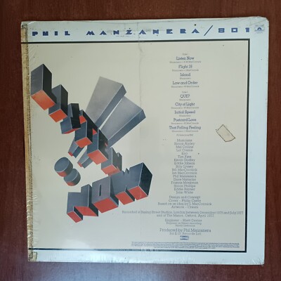 Phil Manzanera / 801 ‎– Listen Now [1977] Vinyl LP Prog Rock