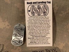 Emergency/Survival: Grim Workshop NEW - Hook & Lure Dog Tag - MADE IN USA!