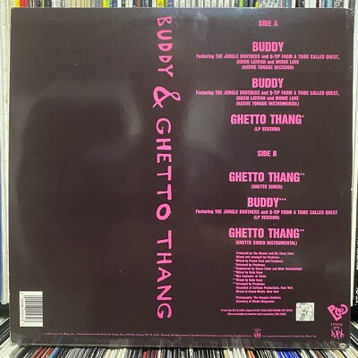 洋楽 De La Soul - Buddy & Ghetto Thang De La Soul – Buddy & Ghetto Thang – Vinyl (12