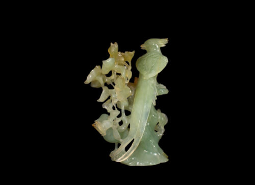 Eine Feine Geschnittene Jadeit - Vogelgruppe (Fasane), China, 20. Jh. - Bild 5 von 8