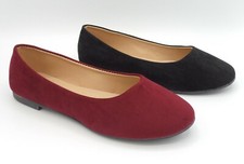 New Women's Slip-On Suede Classic Ballet Flats with Cushion insole