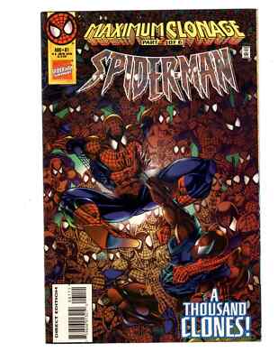 Spider-man comic #61 Maximum Clonage (#4 of 6) Direct Edition VG/F Condition