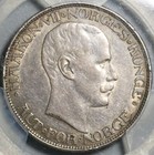 1910 Pcgs Xf 45 Norway 2 Kroner Silver Haakon Vii Key Year Coin (21071801C)