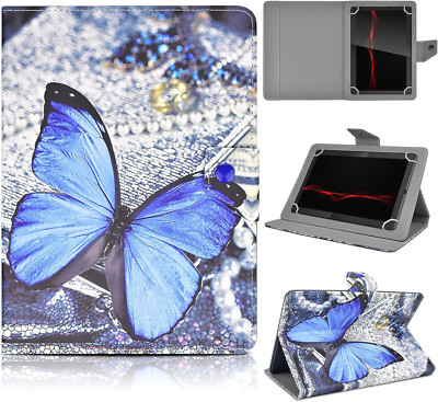 Tablet Case Folio Leather Stand,4 Fixed Rings,