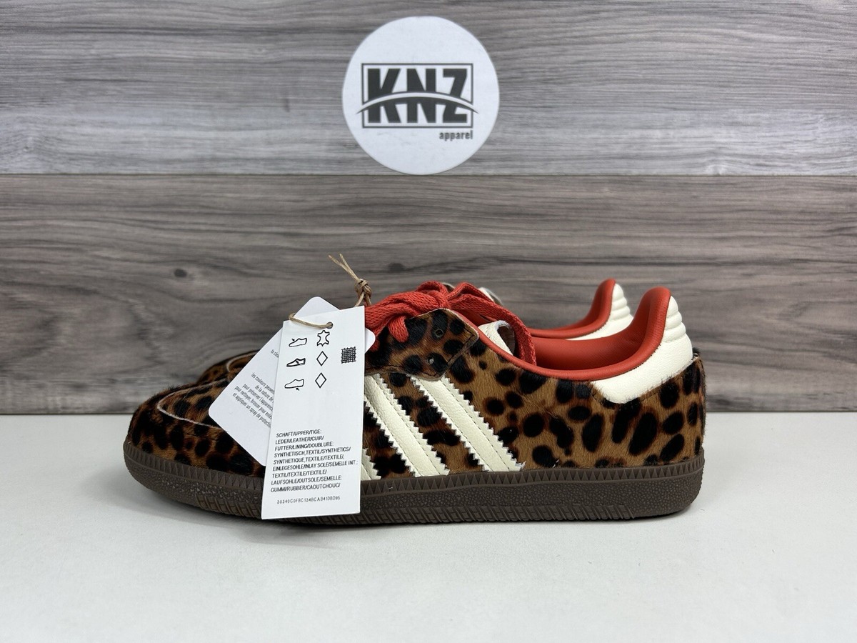 adidas SAMBA OG W　JI2734 JI2734 adidas Originals Women's Samba OG Leopard Preloved Red