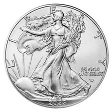 2022 $1 American Silver Eagle 1 oz Brilliant Uncirculated