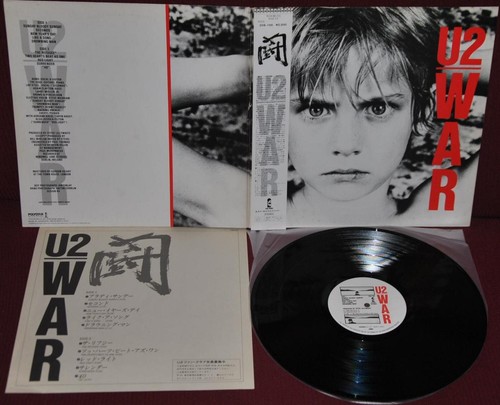 U2 - WAR - ISLAND 25S-156 1983 - LP JAPAN OBI NM 1A EDIZIONE