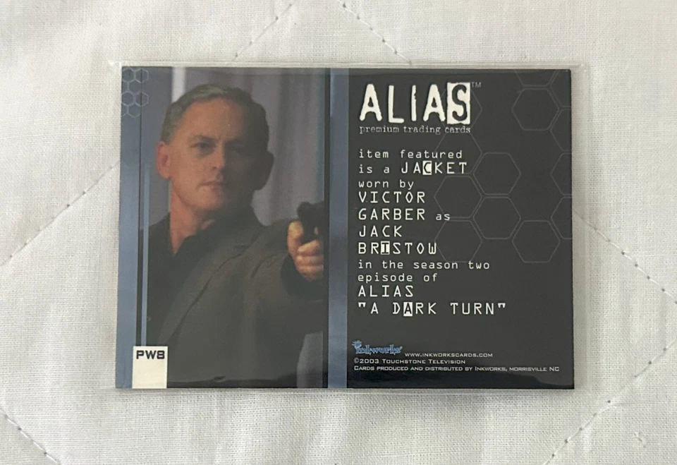ALIAS VICTOR GARBER's Jacket Costume Card A DARK TURN - Image 2 of 2