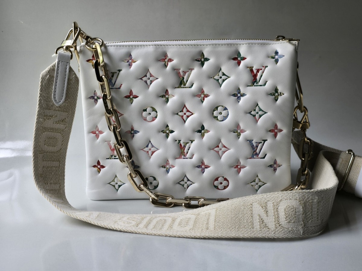 Louis Vuitton Monogram Coussin PM LV Garden White Shoulder