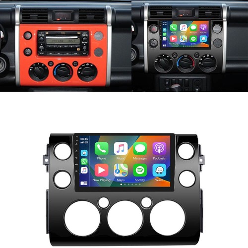 Radio estéreo para automóvil Android 13 GPS Carplay 4+64 GB para Toyota Fj Cruiser 2007-2013 - Imagen 1 de 20