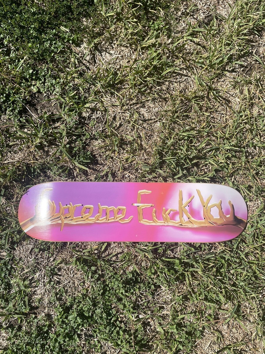 Pink Supreme F*** You Skateboard Deck 8” In FW 2018 | eBay 