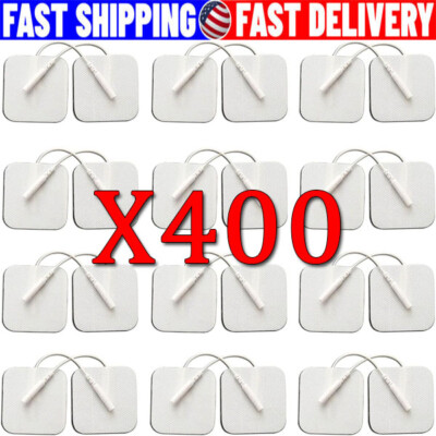 40 TENS Electrode Pads EMS Replacement Unit 7000 3000 2x2 Muscle Stimulator BULK