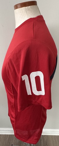 Nike Men's Medium Red USMNT Don't Tread On Me 2010 Soccer Football Shirt Jersey - Picture 4 of 7