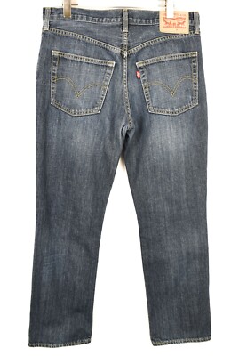 Levi's 511 Herren Jeans W36/L30 Casual Slim Fit Faded Zip Whiskers
