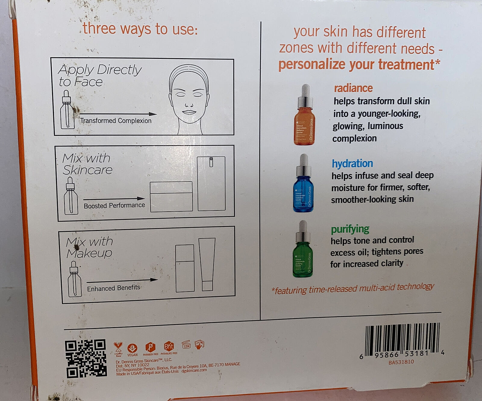 Dr. Dennis Gross Clinical Concentrate Boosters Set (3x 0.5 fl oz / 15 ml)