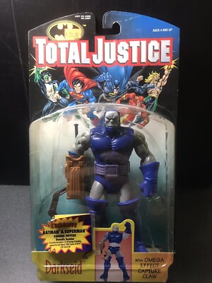 Kenner DC Total Justice Darkseid with omega Effect Capture Claw