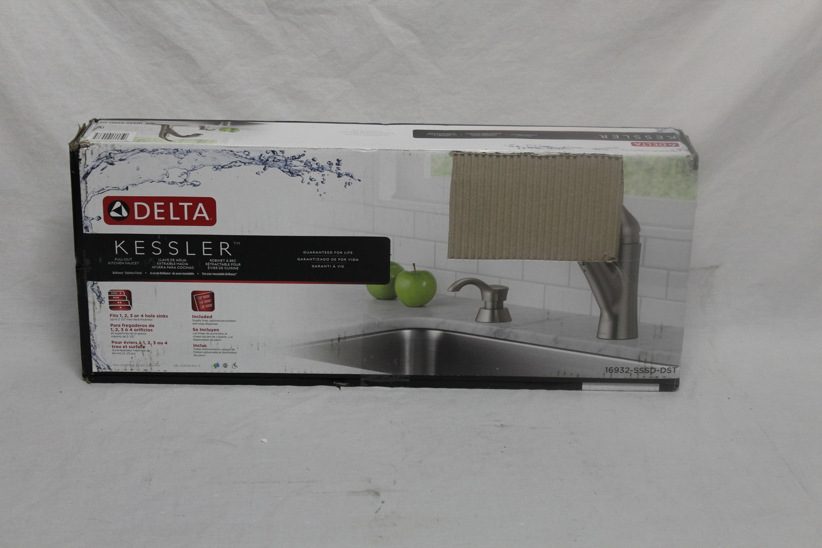 Delta 16932SSSDDST Single Handle Pull Out Kitchen Faucet eBay