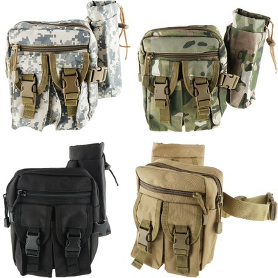 hiking bum bag with bottle holder