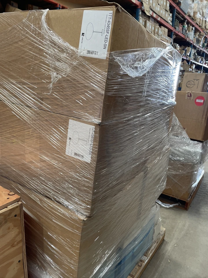 (C) Besa Lighting 1TT-4345SF-LED-SN Brio 14 Pendant Satin Nickel⚡️ - Image 3 of 4