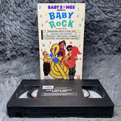 Baby Songs Presents Baby Rock Kids Rock n Roll Songs Hits VHS Tape
