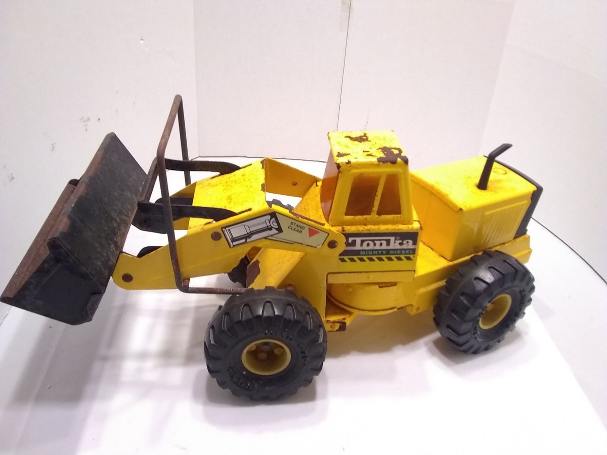 TONKA DIECAST MIGHTY DIESEL FRONT LOADER MODEL 54240 