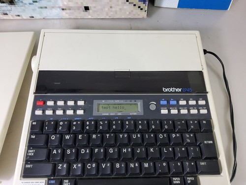 Brother EP-45 Compact Electronic Typewriter With Box Manual No Ink Vintage - Picture 8 of 19