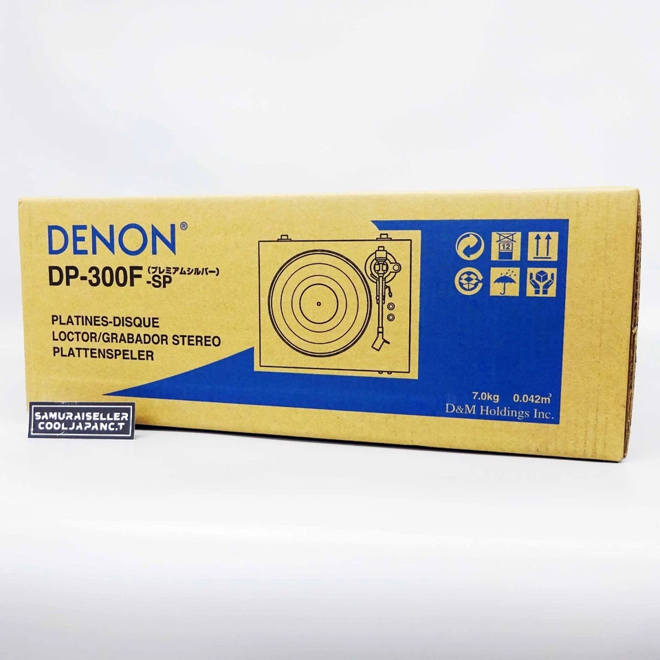 DENON Full Auto Record Player DP-300F-SP Premium Silver Japan NEW - Image 2 of 4