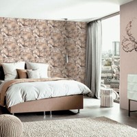 Vliestapete Asiatisch Landschaft Wald BäUme Braun Beige 10433-32 (3,71€/1Qm)