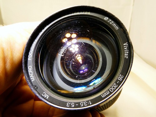 Vivitar 28-200mm F3.5-5.3 Manual Focus Lens For Pentax KA KR AS IS PARTS REPAIR - Picture 12 of 12