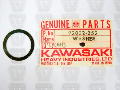 Kawasaki NOS NEW 92022-252 Washer 20.5x25.5x.5 BN BR F12MX KE KL KT KX KDX KLX